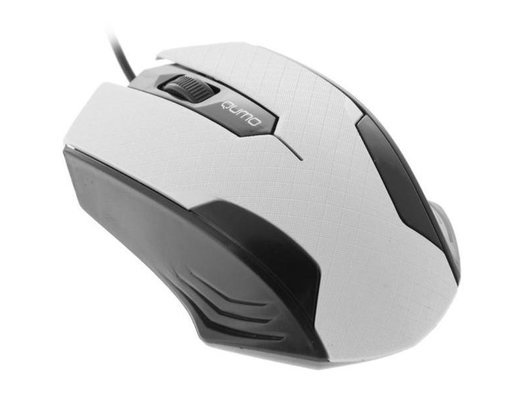 Мышь проводная Qumo Office M14 White