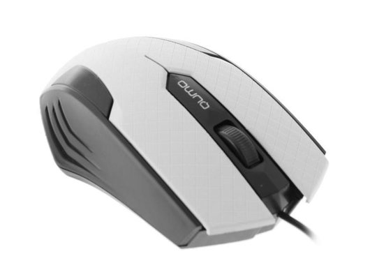 Мышь проводная Qumo Office M14 White