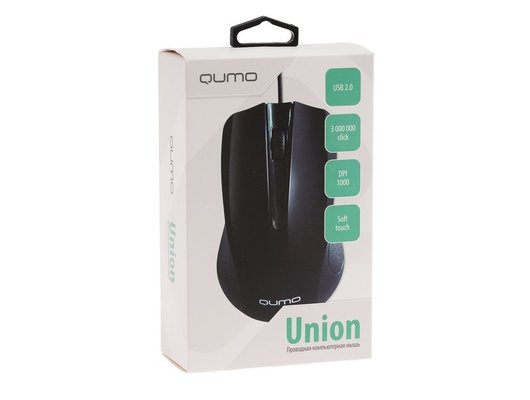 Мышь проводная Qumo Office Union