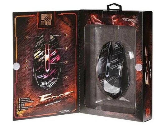 Мышь беспроводная игровая Qumo Edge M17