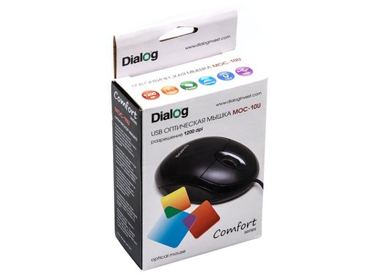 Мышь проводная Dialog MOC-10U
