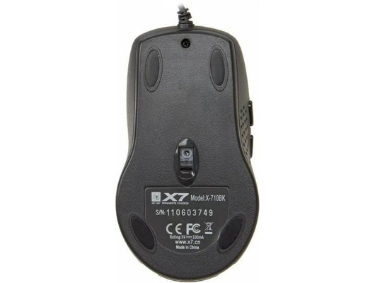 Мышь проводная игровая A4Tech X-710BK черный