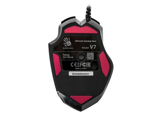 Мышь проводная игровая A4Tech Bloody V7 черный