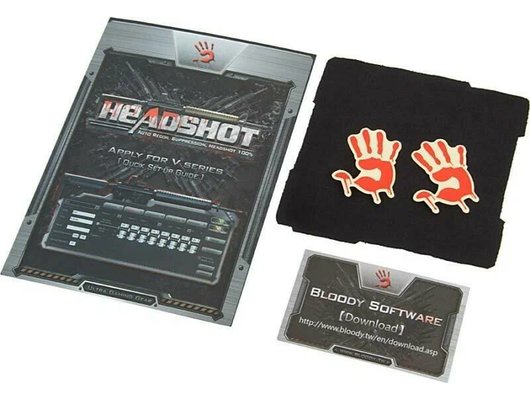 Мышь проводная игровая A4Tech Bloody V7 черный