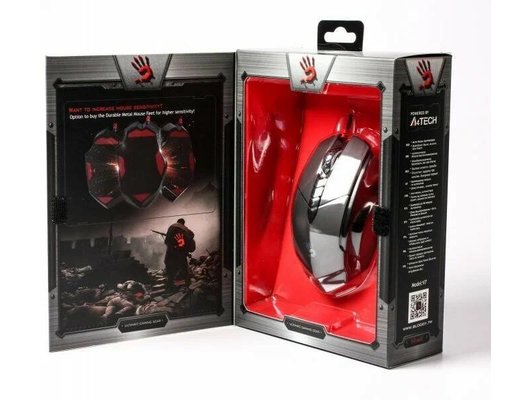 Мышь проводная игровая A4Tech Bloody V7 черный