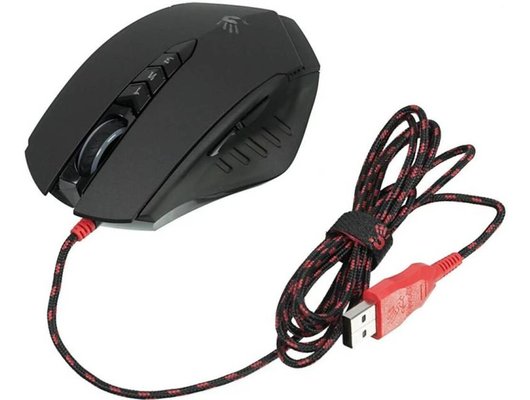 Мышь проводная игровая A4Tech Bloody V8 черный