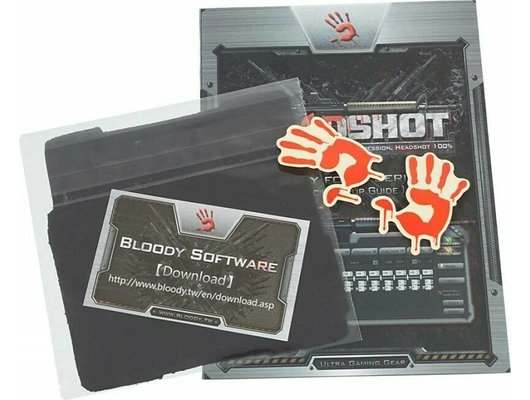 Мышь проводная игровая A4Tech Bloody V8 черный