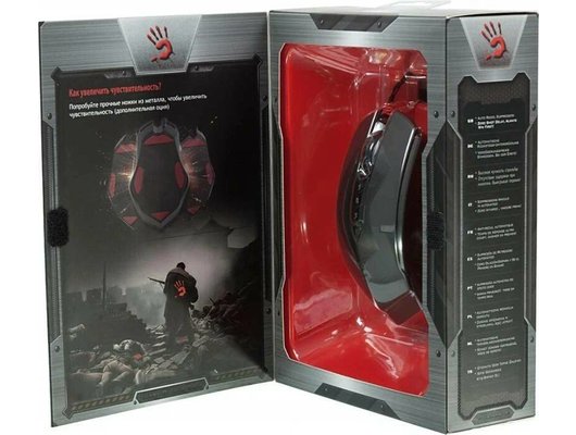 Мышь проводная игровая A4Tech Bloody V8 черный