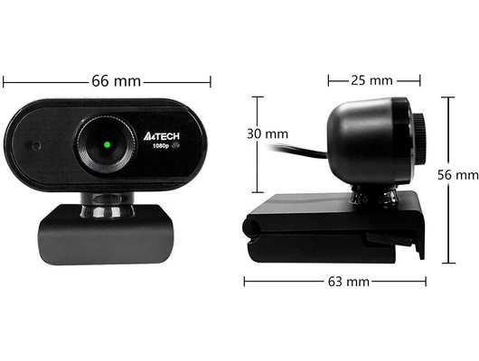 Веб-камера A4Tech PK-925H черный