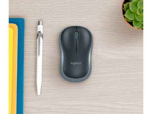 Мышь беспроводная Logitech M185 Grey