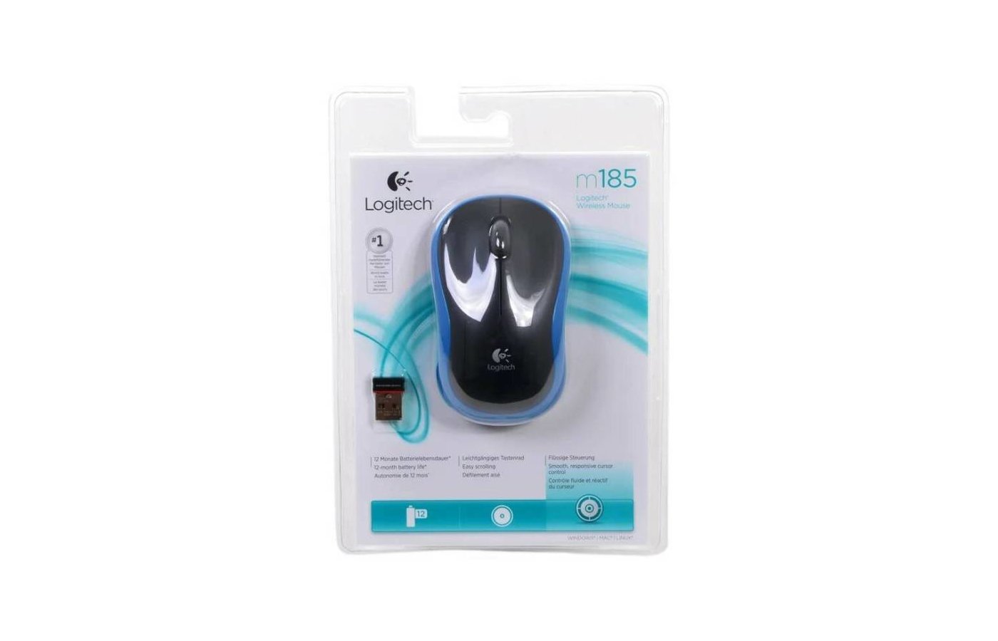 Мышь Беспроводная Logitech M185 Купить