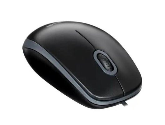 Мышь проводная Logitech B100 Black