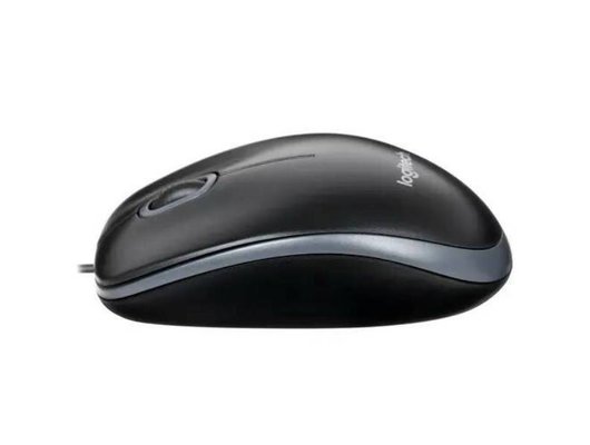 Мышь проводная Logitech B100 Black