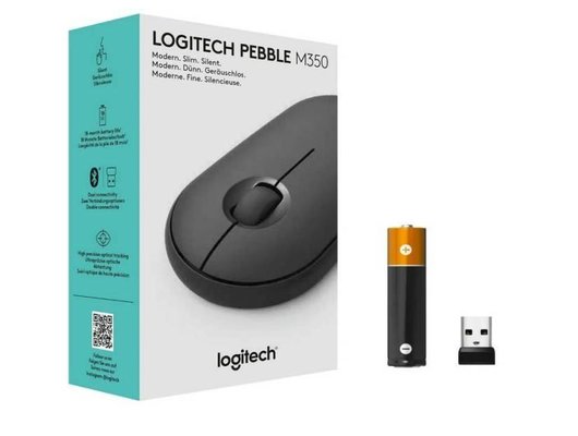 Мышь беспроводная Logitech M350 Pebble GRAPHITE