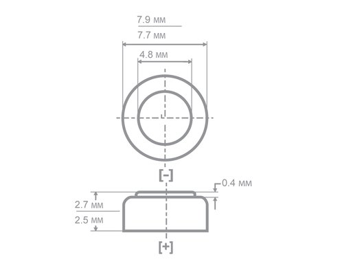 Батарейка Camelion G13 BL-10 Mercury Free (AG13-BP10 357A/LR44/A76)