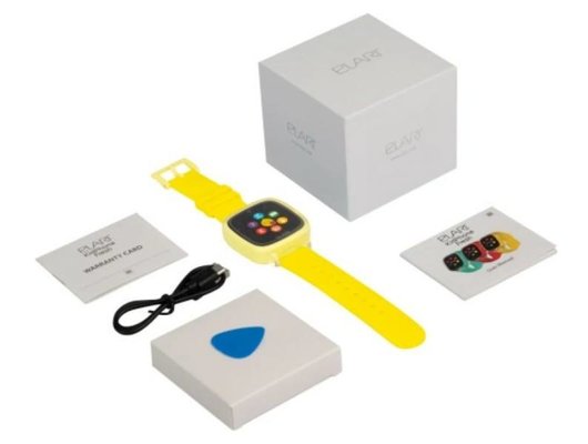 Детские часы Elari Kidphone Fresh Желтые