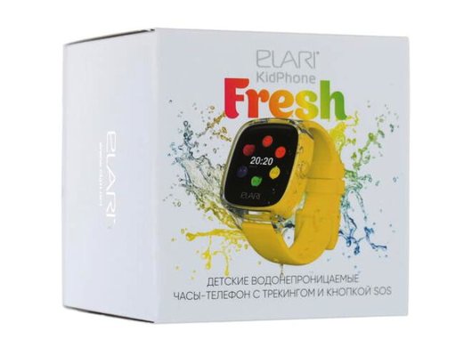 Детские часы Elari Kidphone Fresh Желтые