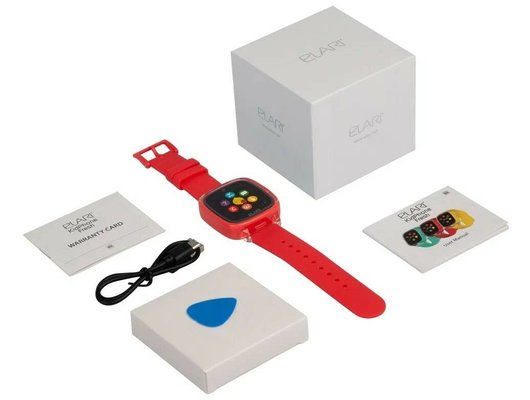 Детские часы Elari Kidphone Fresh Красные