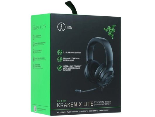 Игровые наушники проводные Razer Kraken X Lite