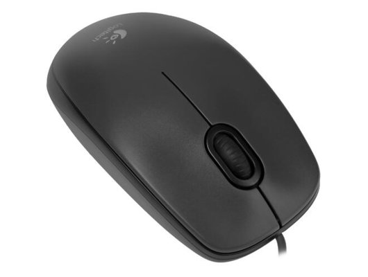 Мышь проводная Logitech M90 черно-серый