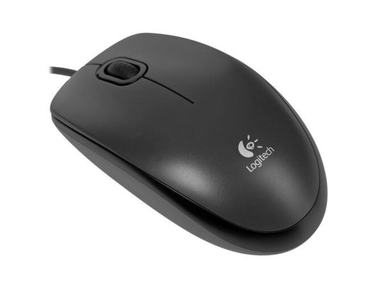 Мышь проводная Logitech M90 черно-серый