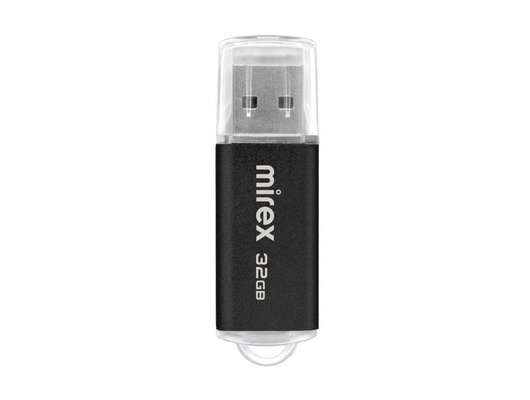 USB Флеш Mirex 32Gb UNIT BLACK (13600-FMUUND32)