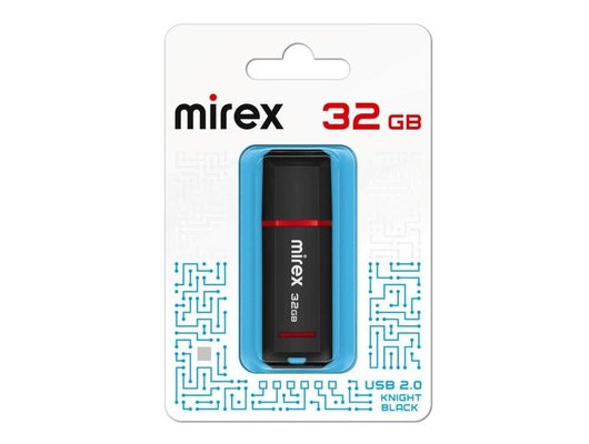 USB Флеш Mirex 32Gb KNIGHT BLACK (13600-FMUKNT32)