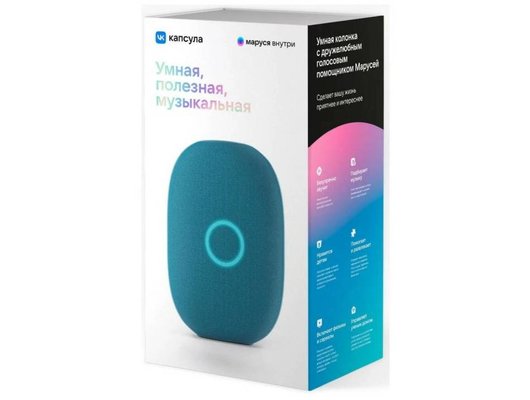 Умная колонка VK КАПСУЛА СИНИЙ