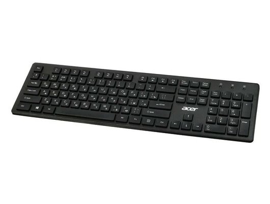 Клавиатура проводная Acer OKW020 черный slim (ZL.KBDEE.001)