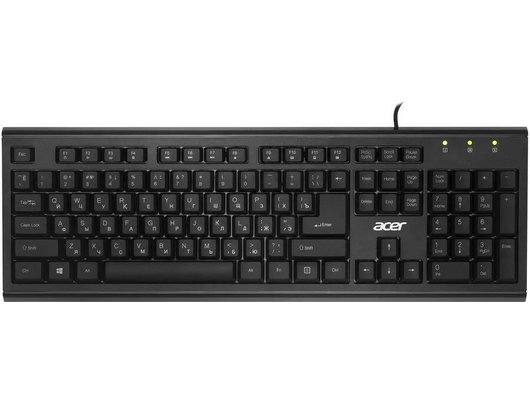 Клавиатура проводная Acer OKW120 черный (ZL.KBDEE.006)