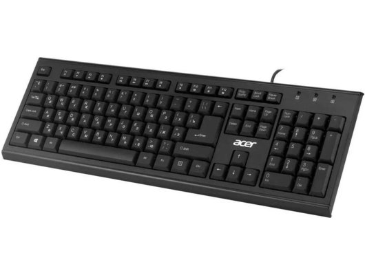 Клавиатура проводная Acer OKW120 черный (ZL.KBDEE.006)