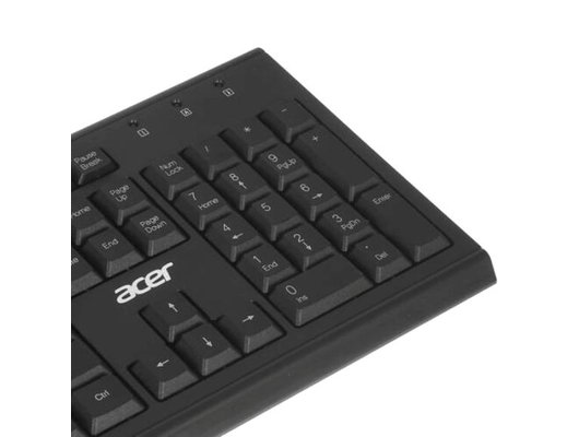 Клавиатура проводная Acer OKW120 черный (ZL.KBDEE.006)