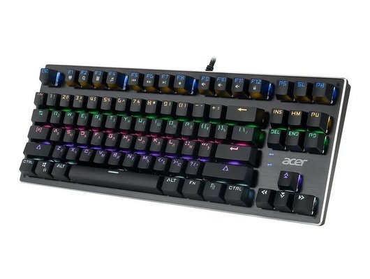 Клавиатура проводная игровая Acer OKW126 механическая черный (ZL.KBDEE.00G)