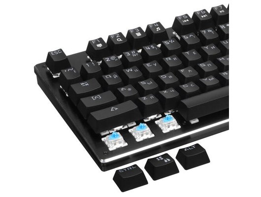 Клавиатура проводная игровая Acer OKW126 механическая черный (ZL.KBDEE.00G)