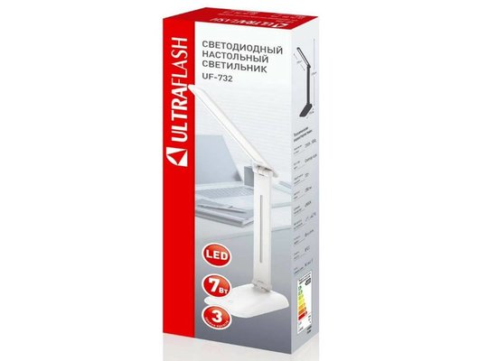 Светильник настольный Ultraflash UF-732 C01 белый