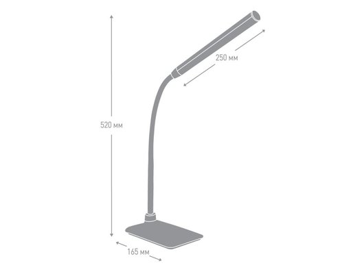 Светильник настольный Camelion KD-792  C01 белый  LED