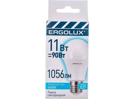 Лампочки LED E27 Ergolux LED-A60-11W-E27-4K
