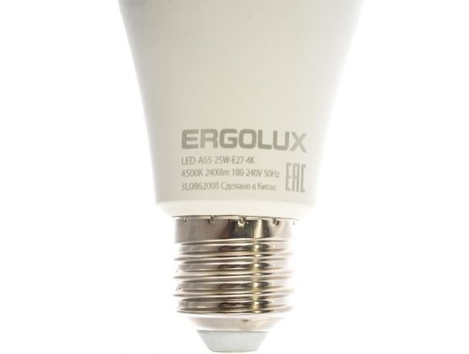 Лампочки LED E27 Ergolux LED-A65-25W-E27-4K