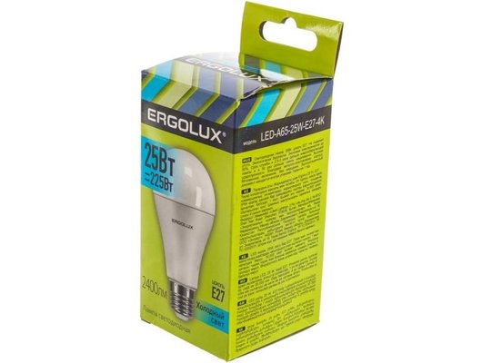 Лампочки LED E27 Ergolux LED-A65-25W-E27-4K