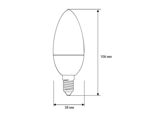 Лампочки LED E14 Ergolux LED-C35-11W-E14-4K