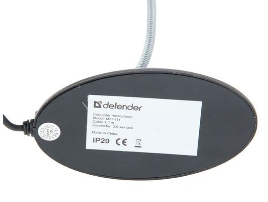 Микрофон Defender MIC-111 серый