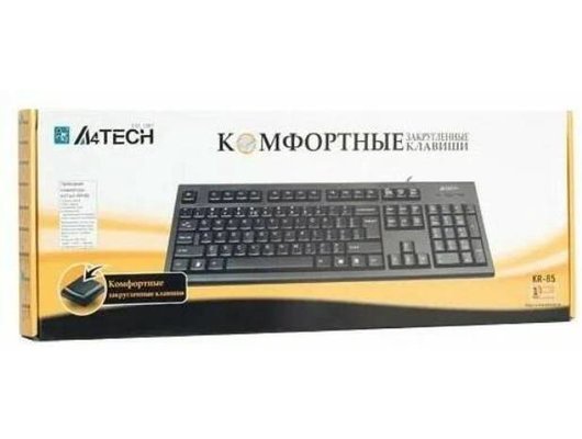 Клавиатура проводная A4Tech KR-85 черный