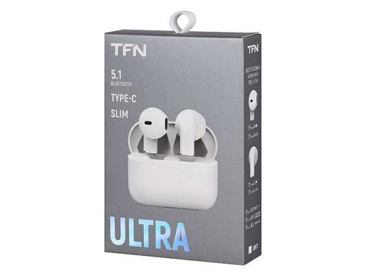Гарнитуры TWS стерео TFN TWS ULTRA БЕЛЫЙ
