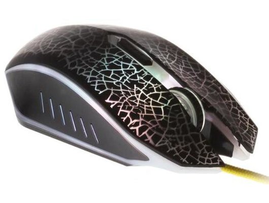 Мышь проводная игровая Qumo Solaris M10 + коврик