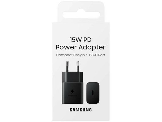 Зарядное устройство Samsung СЗУ 15W Type-C black SAM-EP-T1510NBEG
