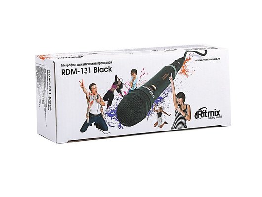 Микрофон Ritmix RDM-131 black