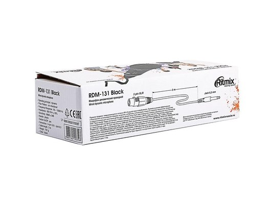 Микрофон Ritmix RDM-131 black
