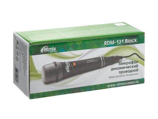 Микрофон Ritmix RDM-131 black