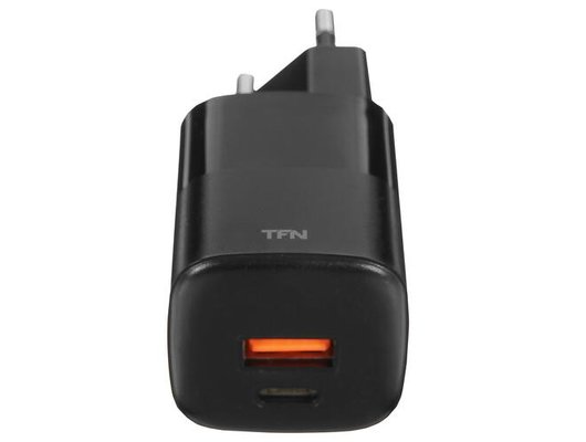 Зарядное устройство TFN СЗУ nano A+C PD 33W black б/кабеля TFN-WCRPD22