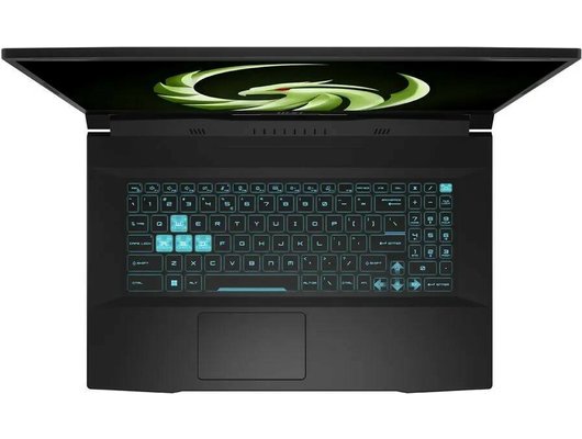 Ноутбук игровой MSI Bravo 17 C7VE/9S7-17LN11-044/Ryzen 5 7535HS/8Gb/SSD256Gb/17.3FHD 144Hz/RTX 4050 6Gb/DOS черный